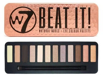 Тени для век W7 Beat It Eye Colour Palette палетка 12 цветов light pink and copper 15.6 г (5060406145687)