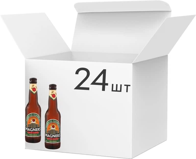 Упаковка сидра Magners Original яблочный 4.5% 0.33 л x 24 шт (5391516871372)