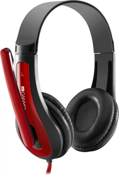 Навушники Canyon HSC-1 Black-Red (CNS-CHSC1BR)