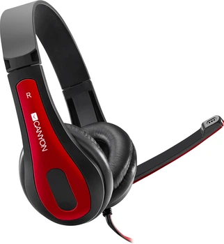Навушники Canyon Black-Red (CNS-CHSC1BR)