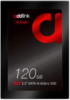 SSD диск AddLink S20 120GB 2.5" SATAIII 3D NAND TLC (ad120GBS20S3S)