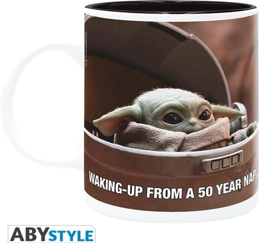 Чашка ABYstyle Star Wars The Mandalorian Baby Yoda meme (Мандалорец Малыш Йода) (ABYMUG811)