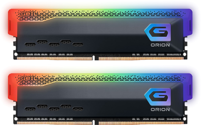 Оперативная память GeIL DDR4-3200 16384MB PC4-25600 (Kit of 2x8192) Orion RGB Titanium Gray (GOSG416GB3200C16BDC)
