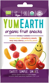 Жевательные конфеты YumEarth фруктовые органические 50 г (810165010284)