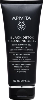 Apivita czarny żel do mycia twarzy i oczu 150 ml (5201279072926)