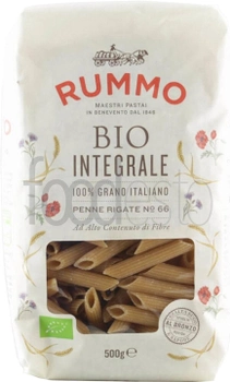 Макаронные изделия из твердых сортов пшеницы Rummo Пенне рига Био интеграл 500 г (8008343700665)