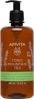 Żel pod prysznic Apivita Tonic Mountain Tea z olejkami eterycznymi 500 ml (5201279073763)
