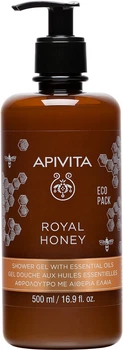 Гель для душу Apivita Royal Honey з ефірними оліями 500 мл (5201279074616)