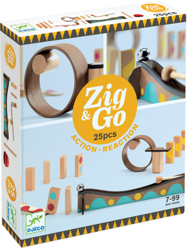 Настільна гра-конструктор Djeco Zig&Go 25 деталей (DJ05642) (3070900056428)