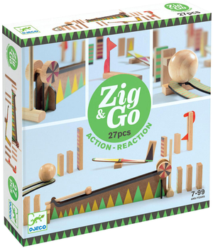 Настільна гра-конструктор Djeco Zig&Go 27 деталей (DJ05641) (3070900056411)