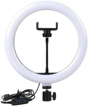 Кільцева LED лампа Scuare 30 см з тримачем для телефону S31