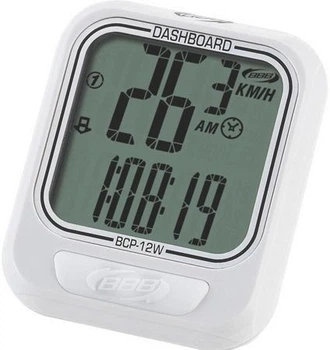 Велокомпьютер BBB BCP-12W DashBoard белый