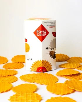 Вафли "Royal Crisp" с томатом. Упаковка 12 шт