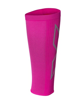 Компрессионные гетры 2XU, X Compression Calf Sleeves, S, розовый/светло-серый