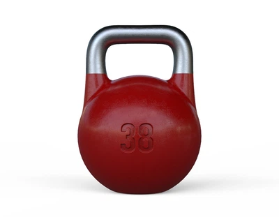 Гиря спортивная профессиональная UASTRONG - 38 кг. (красная)