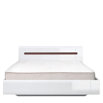 Кровать с подъемным механизмом Ацтека LOZ/160 (BRW (Black Red White)) Белый + Белый глянец 160х200 см 261826_01