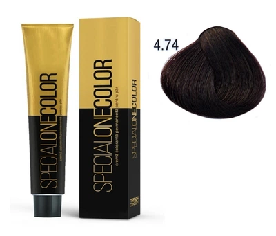 Краска для волос SPECIALONECOLOR 4.74 BRONZE BROWN аммиачная 60 мл