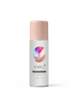 Фарба-cпрей для волосся Sibel METALLIC Hair Colour Spray Rose Gold рожево-золотистий 125мл
