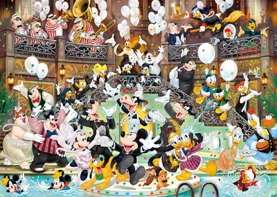 Пазли Clementoni - Мишка Міккі: 90 років магії / Disney, 6000 елементів (36525)