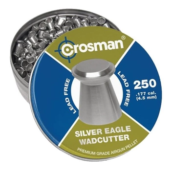 Кулі пневматична Crosman Lead free Silver Eagle 250 шт LF177WC