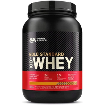 Протеїн Optimum Gold Standard 100% Whey, 909 г - Подвійний шоколад (579001)