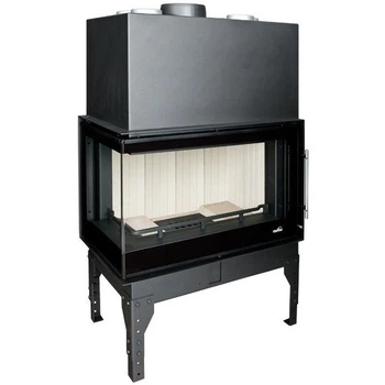 КАМИННАЯ ТОПКА UNIFLAM 860 EVO LBS левое боковое стекло (гнутое)