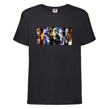 Футболка детская Мортал Комбат 005 (Mortal Combat) черная (MRC blc 005) 152 см