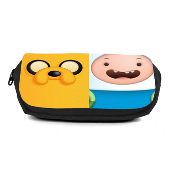Школьный пенал Время приключений органайзер универсальный (Adventure time-004-black) черный