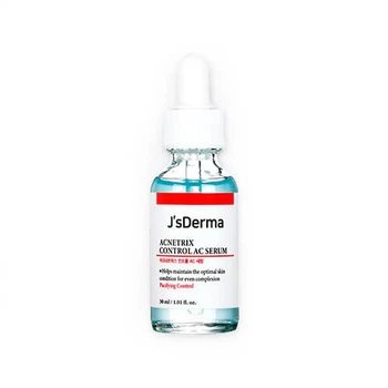 Лечебная сыворотка с ниацинамидом и цинком для проблемной кожи JS DERMA Acnetrix Control AC Serum 30 мл