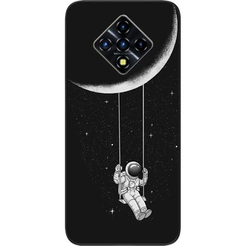 Силиконовый бампер SMTT для Infinix Zero 8 с изображением Лунные качели