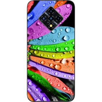 Силиконовый чехол SMTT для Infinix Zero 8 с картинкой Яркий цветок