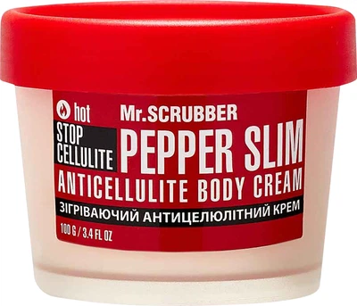 Зігрівальний антицелюлітний крем для тіла Mr.Scrubber Stop Cellulite Pepper Slim 100 мл (4820200232157)