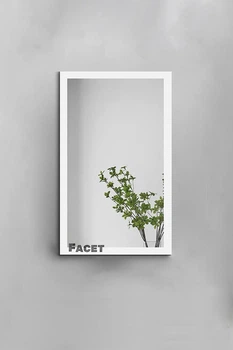 Настенное зеркало 80х60 "Facet 5501", ДСП