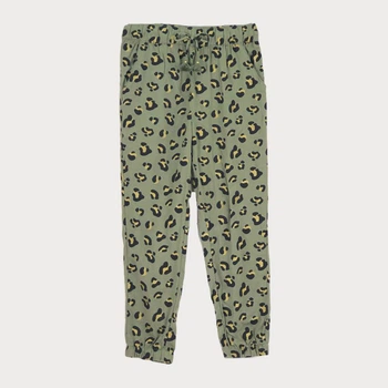 Детские брюки для девочки H&M KEL4610304 110 см Хаки/Комбинированный (Er_2000000270104)