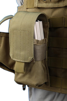 Підсумок Shark Molle M16 Single Mag Pouch 80001208, 900D (discontinued) Coyote Brown