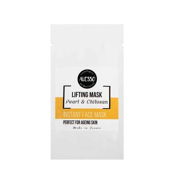 Растворимая маска ALESSO LIFTING MASK Pearl & Chitosan с жемчужным лифтинг эффектом 5 г