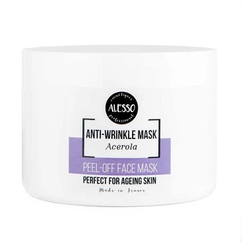 Альгинатная маска ALESSO Anti-Wrinkle Mask Acerola с Ацеролой от морщин для всех типов кожи 200 г