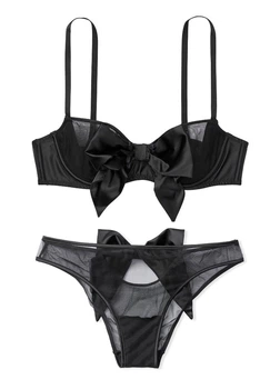 Комплект Victoria's Secret 34C-L черный (76400411725P6G34C/L)