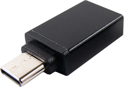 Адаптер Dengos USB Type-C - USB Black (ADP-009)