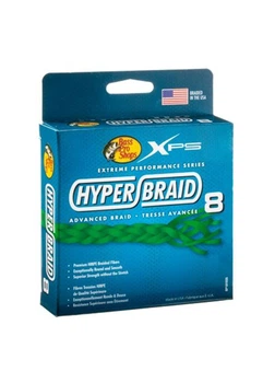 Шнур Bass Pro Shops XPS Hyper Braid 8 Fishing Line 137 м. 10 LB (0.10 мм) Зелений (2656173) USA