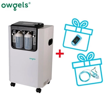 Медичний кисневий концентратор 10л Owgels OZ-5-01GW0 + Пульсоксиметр та киснева маска в подарунок