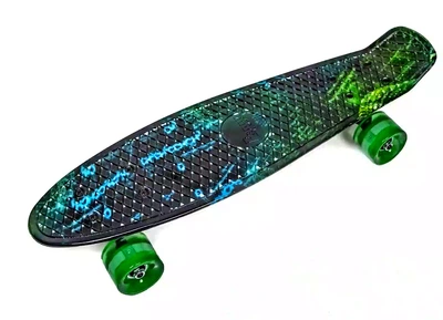 Пенни борд Детский скейт Penny Board Вода со светящимися колесами PN-2080721930