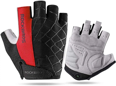 Перчатки велосипедные Rockbros беспалые вело велоперчатки S109 Red S