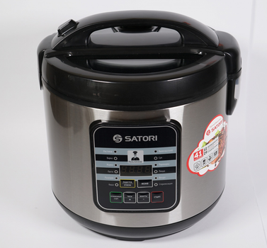 Мультиварка Satori SM-41962-5SL, 900Вт,5л,керам.покр.,стекл.крышка,41 прогр.