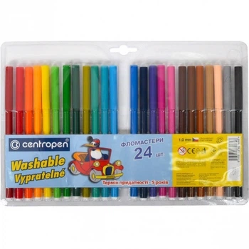 Фломастеры CENTROPEN 24 цвета - CENTROPEN - 7790/24