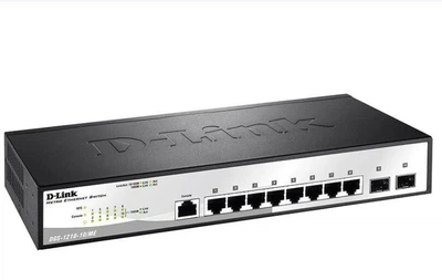 Коммутатор D-Link DGS-1210-10/ME/A1 8x1GE, 2xSFP, Smart (DGS-1210-10/ME/A)