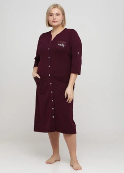 Халат Wild Love XL бордовый 82379
