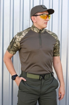 Рубашка тактическая UBACS FCTdesign Кор рукав кулпасс 50 Пиксель зсу