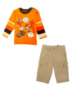 Костюм : Джемпер, брюки Losan MC BABY BOYS BABY (027-8019AC/141) Оранжевый M6-68 см