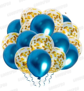 Повітряні кулі "Blue", Італія, (18шт.), якісний матеріал